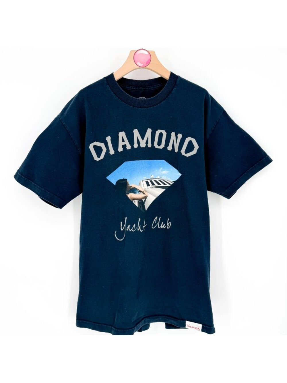 Vintage Diamond Supply Co Yacht Club T-Shirt Graphic Tee Streetwear Skate Size L
